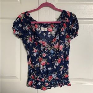 Flower Abercrombie shirt